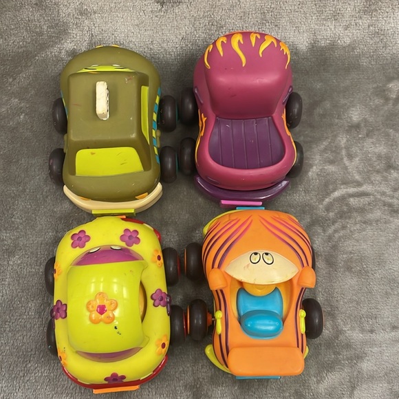 B. Toys: Wheeee-Is! - Chunky Pullback Vehicles - Taxi, Racer, Car, & Truck C - Picture 6 of 7